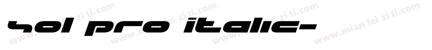 Sol Pro Italic字体转换